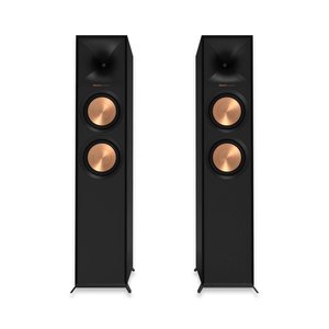 Klipsch KLP-R-605FA-BL Dolby Atmos Floorstanding Speaker, Black