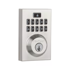 Kwikset 99140-134 Electronic Lock with Home Connect (Z-Wave), 914 Contemporary Zigbee 3.0, Satin Nickel