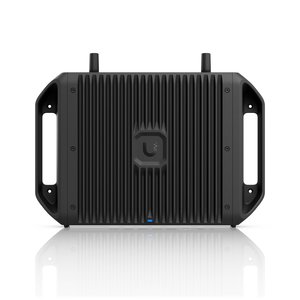 Ubiquiti UCG-Industrial Cloud Gateway Industrial, Ruggedized, Fanless 10 GbE UniFi Cloud Gateway Delivering 350W of Total System Power, Advanced Routing Capabilities, microSD Storage
