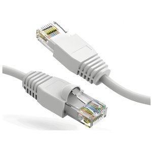 Lynn Electronics CAT6A-03-WHB Choice Series CAT6A Stranded Unshielded Patch Cable with Boot, 3', White