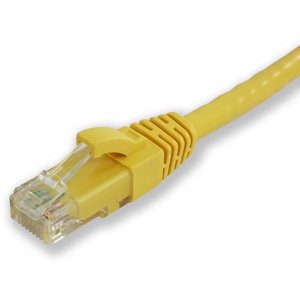 Lynn Electronics ECAT5-4PR-05YEB CAT5e Snagless Unshielded Ethernet Patch Cable, 5', Yellow