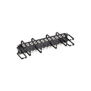 Leviton 49252-PCM Combo Front / Rear Patch Cord Manager, 19.0" Wide x 3.5" High