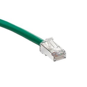 Leviton 6AS10-20G Atlas-X1 CAT6A SlimLine Boot Patch Cord 20', Green