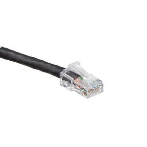 Leviton 6D460-3E CAT6 UTP SlimLine Patch Cable 3 ft Black