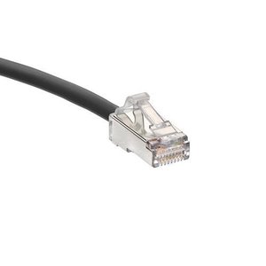Leviton H6A10-20E CAT6a Small Diameter High-Flex Patch Cord, 20' (6.1m), Black