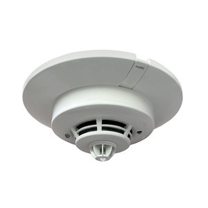 Mircom SD-100-2WT-6K SD-100 Series 2-Wire Photoelectric Smoke and Heat Detector with 135°F Fixed Thermal Sensor, 6" Base
