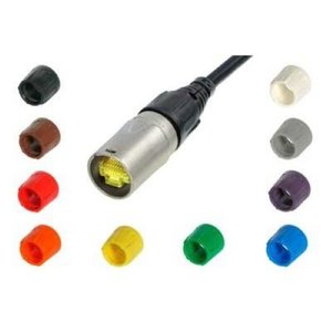 Neutrik BSE-7 BSE Series etherCON Cable Bushing for NE8MX and NE8MC Connectors, Violet