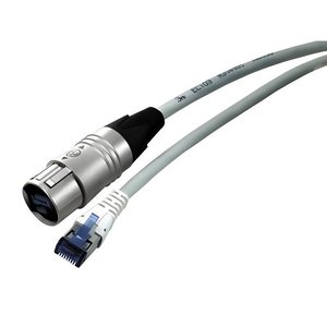 Neutrik NKE6S-1-WOC etherCON CAT6 Patch Cable with RJ45, 3.28', Black