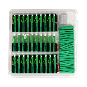 Ortronics 205KNF9MD-09 OS2 Fusion Splice-On Connector, 900µm, 50-Piece, Green