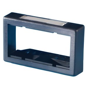 Ortronics 40700072-00 Furniture Bezel, .625" Deep for TIA 569 2.71" x 1.38" Furniture Opening, Black