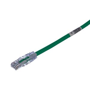 Panduit UTPSP2GRY TX6 PLUS CAT6 24AWG UTP Copper Patch Cable, 2', Green