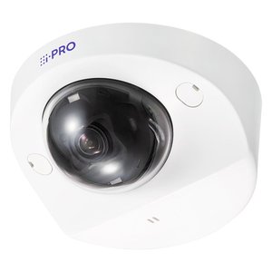 i-PRO WV-U31401-F2L 4MP Indoor All-in-One Compact Dome IP Camera with Microphone, Built-in IR-LED 46' (14m), 2.4mm Lens