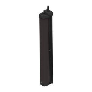 Protech 30704104-D MAXIRIS Infrared Barrier, 3.3' Range, with Single Face Transmitter, 3-Cells, 24/48VDC, Heater, Anti-Climbing Cap and Integrated Ditek Surge Protector