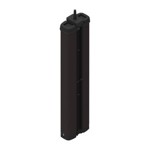 Protech 30704106-D MAXIRIS Infrared Barrier, 3.3' Range, Double Face Transmitter / Receiver, 3-Cells, 24/48VDC, Heater, Anti-Climbing Cap and Integrated Ditek Surge Protector