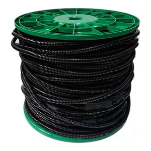 Protech 93408901 Reinforced Detector Cable for G-Fence 3000 Series, 400' (40 Sensors Integrated Every 10') Roll, Black