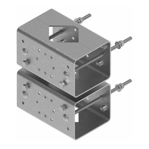 Protech PH-4-EX-SS PIRAMID Pole Mount for EX Sensor, 1-1/2 to 4-1/2"D, Stainless Steel