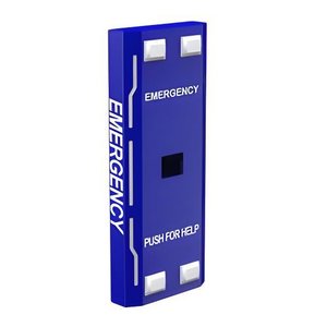 Pedestal Pro 156STA-AXIS-02-ALU PRO Emergency Wall Station, Aluminum, Blue
