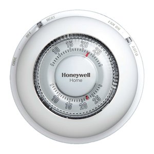 Honeywell Home T87N1000 Mercury-Free Thermostat, 1H/1C, Round