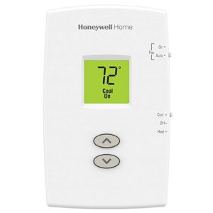 Honeywell Home TH1110DV1009/U PRO 1000 Vertical Thermostat, Non-Programmable, 1-Heat/1-Cool