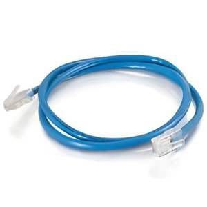 Quiktron 566-110-006 Q-Series CAT6 PatchCord, Non-Booted, 6', Blue
