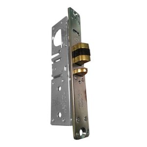 Adams Rite 4511-36-101-628 4510 Series Standard Duty Deadlatch, Radius Faceplate, Clear Anodized Aluminum
