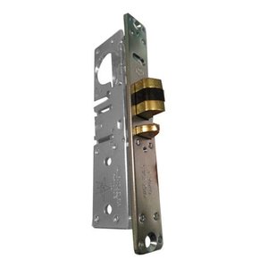 Adams Rite 4511-46-101-628 Standard Deadlatch with Radius Faceplate in Clear