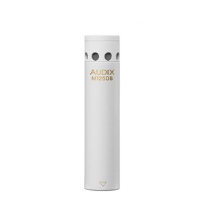 Audix M1250BWHC Miniaturized Condenser Microphone with Cable, Hypercardioid Capsule, White