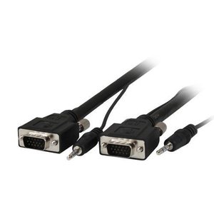 Comprehensive VGA15P-P-25HR/A Pro AV/IT Integrator Series Certified VGA with Audio HD15 Pin Plug to Plug Cable, 25'