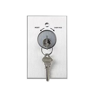 RCI 960NDMAx28 960 Series Narrow Tamper Resistant Key Switch Maintained, Rutherford Control, Aluminum