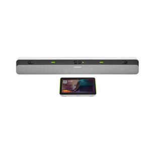 Shure IMXBPK-W IMXBP IntelliMix All-in-One Video Conference Bar, White