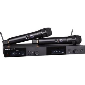 Shure SLXD24D/N8SB-H55 Digital Wireless Microphone System with Nexadyne 8/S Supercardioid Dynamic Microphone Capsules