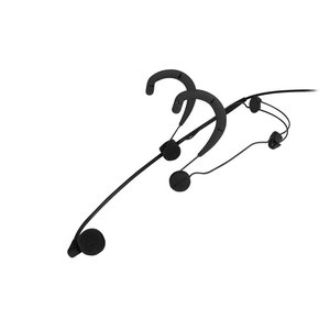 Shure WBH54B Beta 54 Supercardioid Headworn Vocal Microphone, TA4F Connector, Black