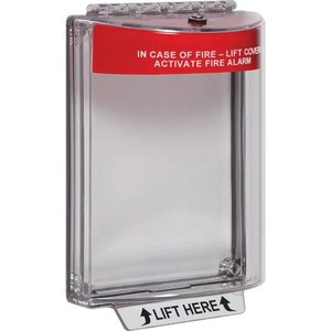 STI-13010FR Universal Stopper without Horn, Flush, Fire Label