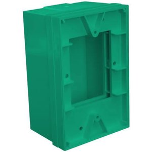 STI KIT-71102A-G Back Box and (2) Spacers for Select Stopper Stations, Green
