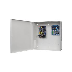 Securitron AQD4-8F1R2 AQD4 Series Switching Dual Voltage Power Supply, Fire Alarm Interface, Glass Fuse, 8-Output, 1-Relay, 2A