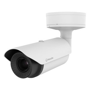 Hanwha TNO-4040TR VGA Radiometric Thermal Bullet IP Camera, 640x480 Resolution, Built-in 19mm Fixed Lens