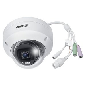 VIVOTEK FD9380-HV-V2 C Series 5MP Outdoor Fixed Dome AI IP Camera with 2.8mm Lens, White