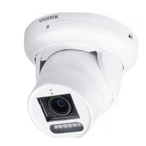VIVOTEK IT939-HTVW 8MP Dual Light AI Turret Camera, 4.3-9.8mm Lens, White