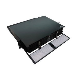 Eaton Tripp Lite N600P-288U-12 High-Density Fiber Patch Panel, 2U with 12x Splice Cassettes, 288x LC/UPC SM 0.9mm, 1.5M Pig-tail