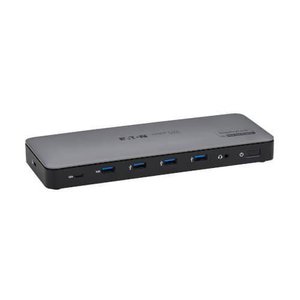 Eaton Tripp Lite U442-DOCK24DL3A USB-C Universal Dock, Triple Display, 4K HDMI and DisplayPort, USB 3.2 Gen 1/Gen 2 Hub, GbE, 100W PD Charging