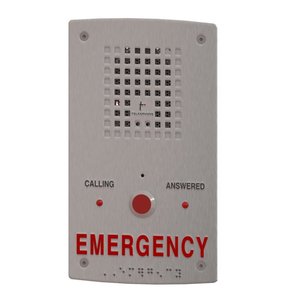 Talkaphone AOR-CSE-NM-1RO Area of Refuge Analog Call Station with Emergency Signage and One Relay Output