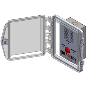 Talkaphone PC-120-F Protective Cover for Flush-Mounted ETP-120 Series and Area of Refuge Call Stations