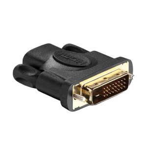 PureLink PI010 PureInstall DVI Male to HDMI Female Adapter with TotalWire Technology, Black