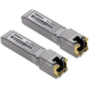 TRENDnet TEG-10GBRJ/2 10G RJ45 Copper SFP+ Module, 2-Pack