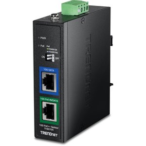 TRENDnet TI-SG704 Industrial 10G PoE++ Splitter, Up to 100m (328')