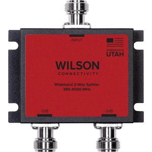 Wilson 781001 Public Safety Splitter 380-4000 MHz, 2-Output, Low Insertion Loss