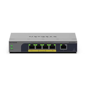 Netgear GS105EPP-100NAS Business Series 5-Port Gigabit Ethernet Hi-Power PoE+ Easy Smart Managed Switch 120W