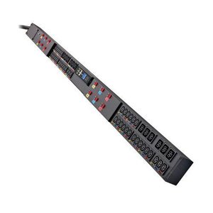 Eaton EMAGFFA5A2A5A2L 3-Phase Managed HDX Rack PDU G4, 240/415V, 54-Outlet (42 C13 + 12 C39), 60A, 35kW, 560P6W Input, 6' Cord, 0U Vertical
