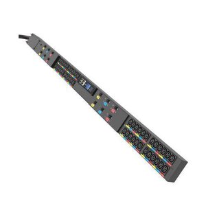 Eaton EMAGLFC2C2C2C2L 3-Phase Managed HDX Rack PDU G4, 208V, 48 C13 Outlets, 60A, 17kW, 460P9W Input, 6' Cord, 0U Vertical