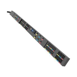 Eaton EMAGLFC3C3C3C3L 3-Phase Managed HDX Rack PDU G4, 208V, 36-Outlet (24 C13 + 12 C39), 60A, 17kW, 460P9W Input, 6' Cord, 0U Vertical